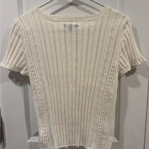 American Eagle White Knit top